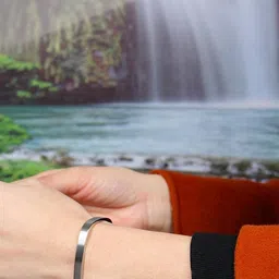 APUNKA D FASHION Unisex Silver Bracelet-picture-6