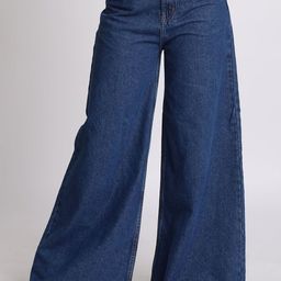 The Roadster Lifestyle Co Cotton Super Wide Leg Jeans-image-39