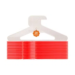 Aura Set Of 24 Red Non Slip Cloth Hangers-14