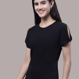 FBAR Slit Sleeve Cotton Top-picture-23