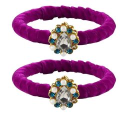 Vidhya Kangan Pink Brass Bangles-image-29