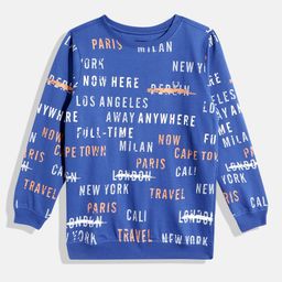 Allen Solly Junior Boys Typography Printed Sweatshirt-picture-44