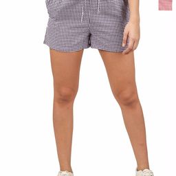 Klart Women Checked High-Rise Technology Shorts-picture-10