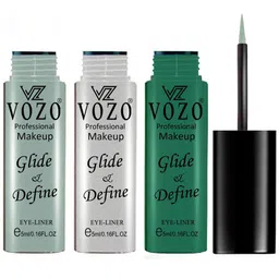 VOZO Set Of 3 Glide & Define Infusion Essential Liquid Eyeliner- 5ml Each- Shade- 02-03-05-4
