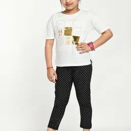 BAESD Girls Checked Cotton High-Rise Slim Fit Capris-image-26