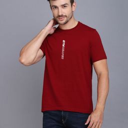 SLOWLORIS Men Graphic Printed Round Neck Cotton Slim Fit T-shirt-image-29