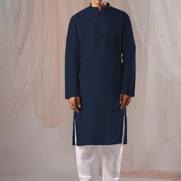 5 Stitch Men Ethnic Motifs Sequinned Kurta-32