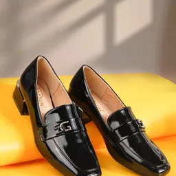 Maysun Work Slim Heeled Mules with Bows-picture-14
