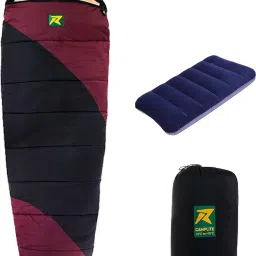 Camplite 0 C to 10 C Purple/Black Mummy Shape Sleeping Bag-image-25