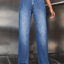 Kotty Women Straight Fit High-Rise Stretchable Jeans-picture-13