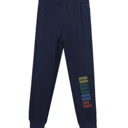 Puma Graphic Boys Brand Name Printed Pure Cotton Mid Rise Joggers-image-31