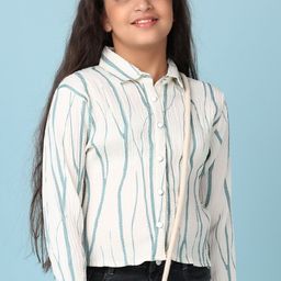 V-Mart Girls Printed Shirt Style Top-38