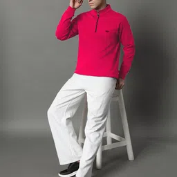 GET GOLF Men Mock Collar Sweatshirt-image-4