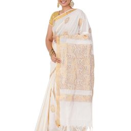 Rst R Selvamani Tex Zari Pure Cotton Kasavu Saree-picture-3