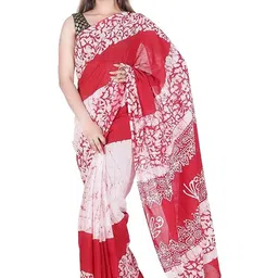 huuhambay women Ethnic Motifs Voile Saree-picture-18