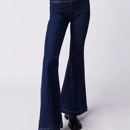 LULU & SKY Women Flared Low Distress Jeans-picture-4