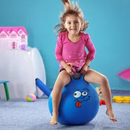 remang 45cm Hip-Pity Kids Exercise Ball Multi-Function Jump Bouncy Ball with Handles Inflatable Hoppers & Bouncer image 3