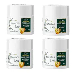 Nature's Law Set Of 4 Clay Brightening Face Mask - 50 g Each-6