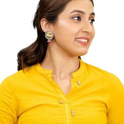 Shining Jewel - By Shivansh Contemporary Drop Earrings-56