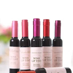 VBA Set Of 6 Long Lasting Wine Lip Tint - 6 ml Each -Shade OR01 - PK01 - CR01- RD01 - RD02-5