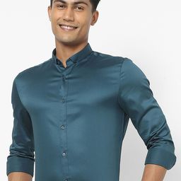 The Collection Classic Slim Fit Satin Formal Shirt-image-69