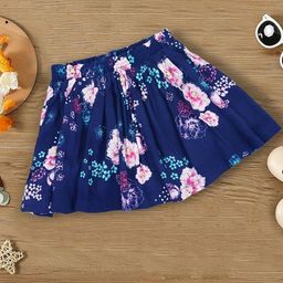 INCLUD Girls Floral Printed Skirt-image-81