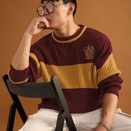 The Souled Store Men Printed Pullover with Applique Detail-picture-9