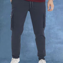 DIVISIVE Men Relaxed Straight Leg Easy Wash Cargos Trousers-image-88