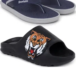 Pampy Angel Men Blue Flip Flops-58