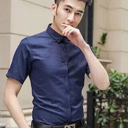 StyleCast x Revolte Cutaway Collar Short Sleeves Formal Shirt-picture-48