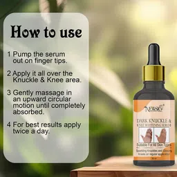 Newsio Set Of 2 Dark Knuckles Elbow Serum - 60ml Each image 3