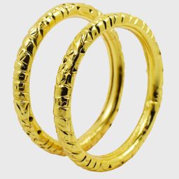 Sattik Set Of 2 Gold-Plated Bangles-image-62