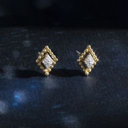 Mia by Tanishq 14KT Gold Natural Diamond Stud Earrings - 2.008g-picture-38