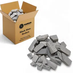 Black slate pencil slate broken 1KG slate pencil item box writting Slate pencil Slate pencil-15