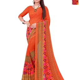 Moda Rapido Pack of 2 Pure Georgette Saree-image-6