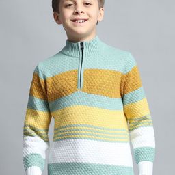 Monte Carlo Boys Striped Woollen Pullover-picture-16