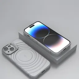 Luxury Kase Solid iPhone 15 Impact Resistant Rugged Back Case with Wireless Charging-image-94