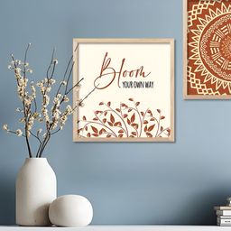 Kotart Brown & White Set of 2 Piece Wood Abstract Wall Paintings-picture-10