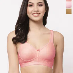 College Girl Women Pack of 3 Full Coverage Lightly Padded and Non-Wired Bra-39