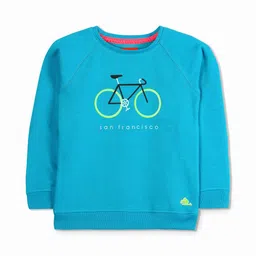 Cherry Crumble Kids Unisex Graphic Printed Round Neck Printed Sweatshirt-33