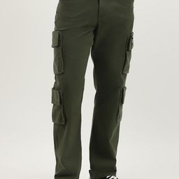 United Colors of Benetton Men Straight Fit Mid-Rise Cargo Trousers-picture-44