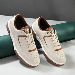SPYKAR Men PU Lace-Ups Round Toe Sneakers-image-94