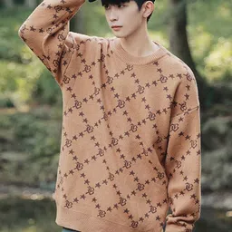 StyleCast x Revolte Men Geometric Printed Pullover Sweaters-image-5