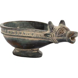 Exotic India Black Nandi Oil Diya Pooja Essentials-image-80