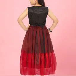 BAESD Embellished Net Maxi Dress image 5