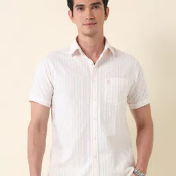 U.S. Polo Assn. Men Tailored Fit Opaque Striped Casual Shirt-picture-22