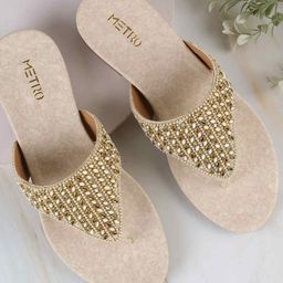 Metro Women Ethnic Mules Flats-image-35