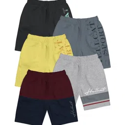HELLCAT Boys Typography Printed Shorts-45