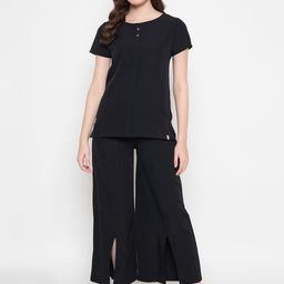 Duke Round Neck Top with Palazzo-image-10