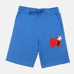 YK Disney Boys Graphic Mickey Mouse Printed Regular Fit Mid-Rise Shorts-picture-9